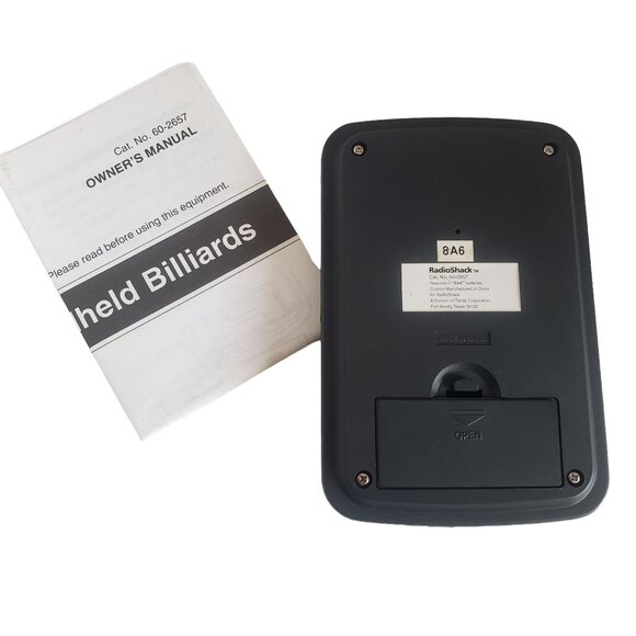 Radio Shack Billiards Hand Held Computer Game 60-2657 Vintage  New in Box - Picture 4 of 5